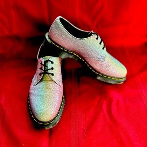 Sparkly Dr Martens shoes, mint condition, size EU 41, US 9L